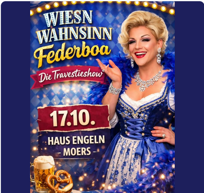 Eventmotiv: Wiesn,Wahnsinn & Federboa