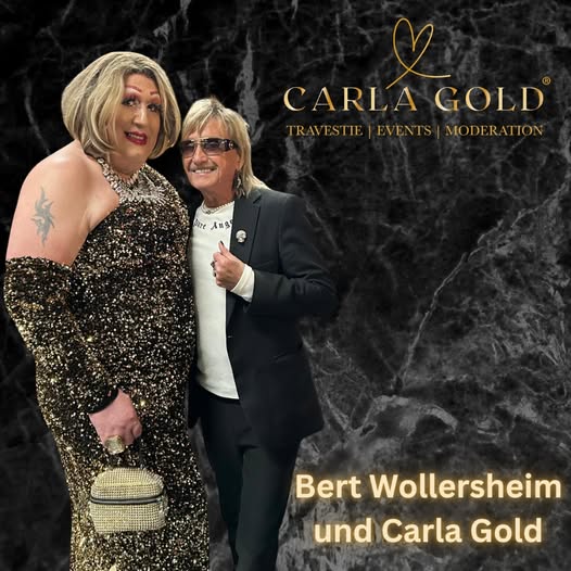 Carla Gold mit Bert Wollersheim beim Winterwunderland am Kiosk am Kreisel in Hilden